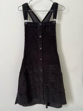 American Eagle Corduroy Overall Jumper Dress